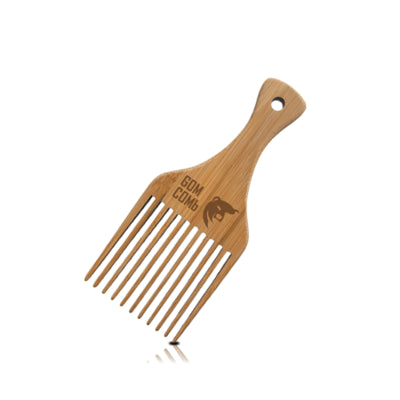 H2PRO Beauty Life Gom Comb Handmade Wood Pick Comb #GWPICK03