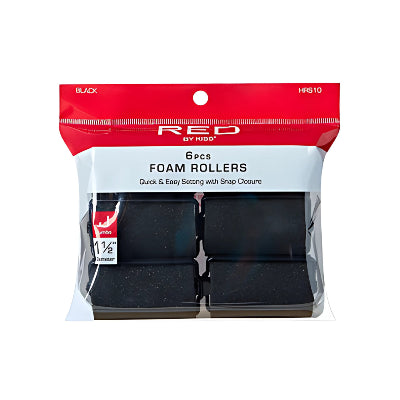 Red By Kiss Foam Rollers HRS10 6pcs 1 1/2"