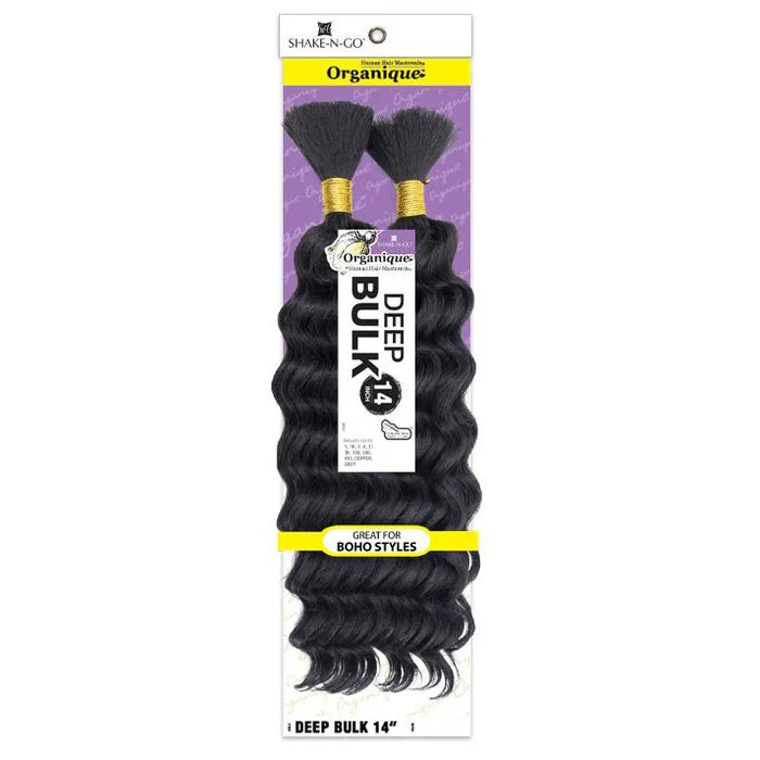 Shake N Go Organique Premium Blend Braids Deep Bulk 14"