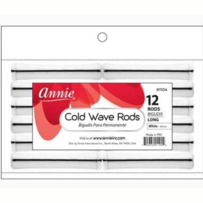 Annie- #1104 Cold Wave Rods 12ct Long White