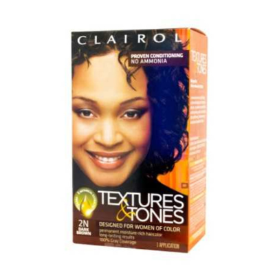Clairol- Texture & Tone- 2N Dark Brown