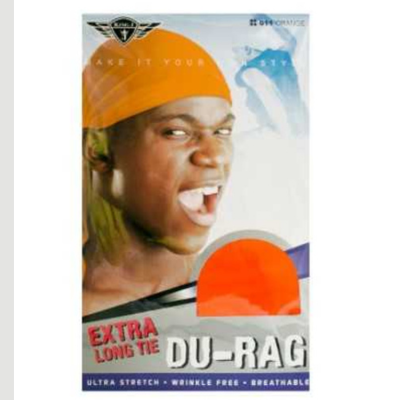 Extra Long Tie Du-Rag #011 Orange