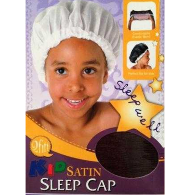 Kid Satin Sleep Cap Assorted Color Chosen #054