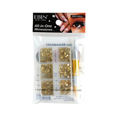All In One Rhinestones AR03 Gold