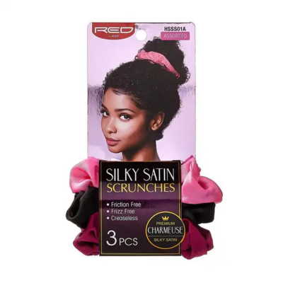 Red by Kiss- Assorted Color Scrunchies 3pc