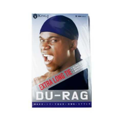 Extra Long Tie Du-Rag #004 Navy