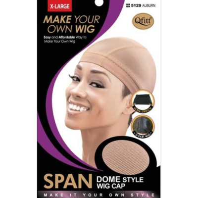 #5129 XL Span Dome Style Wig Cap- Auburn