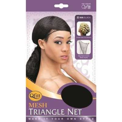 #506 Mesh Triangle Net- Black