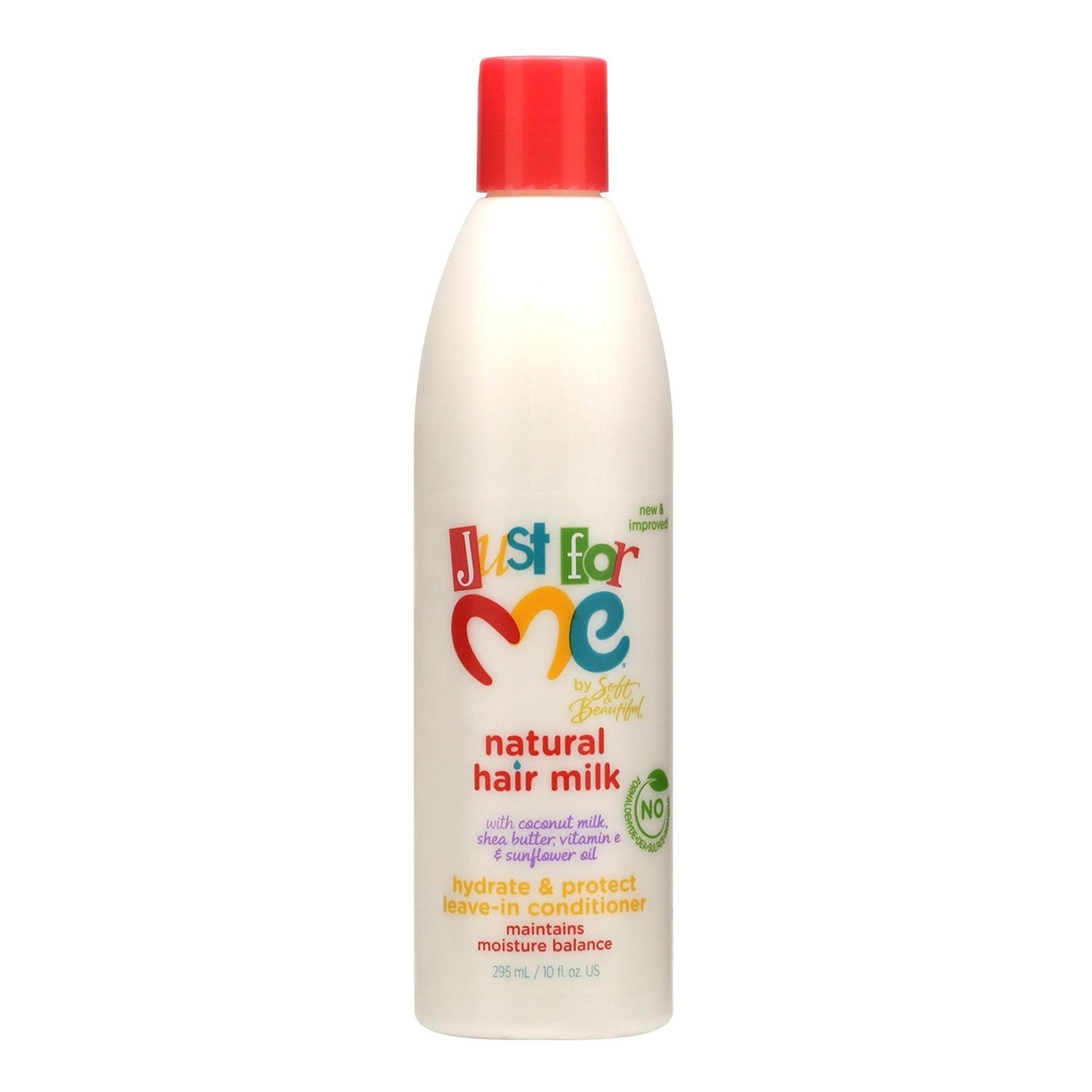 JUST FOR ME Natural Hair Milk Silkening Conditioner
With a triple blend of shea butter, soymilk and honey, our Just for Me Hair Milk Silkening Conditioner features a new tug-free formula that offers better detangling and finger-through manageability than ever before. It moisturizes and strengthens all hair textures by protecting against dryness and breakage to ensure long-lasting conditioning. Ideal for kids with wavy / curly, or coily / kinky hair textures. Free of synthetic dyes, synthetic color, and min