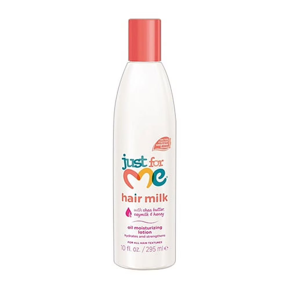 Just For Me Oil Moisturizing Lotion provides daily hydration and conditioning for kid's hair and scalp.
BENEFITS: instantly softens and smooths, seals in nourishing, lightweight moisture for reduced frizz, fly-aways and humidity.