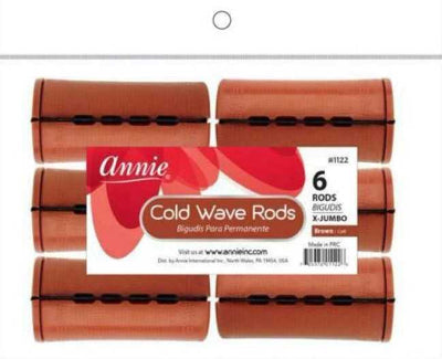 Annie- #1121 Cold Wave Rods 6ct X-Jumbo Black