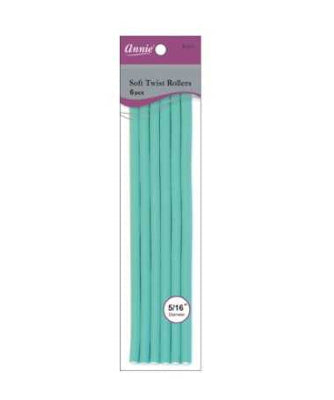Annie- #1211 Soft Twist Rollers 10" 6ct Green
