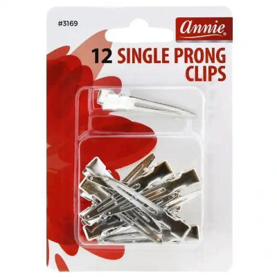 Annie- #3169 Single Prong Clips 12ct