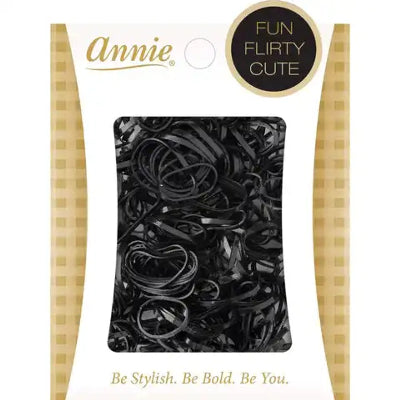 Annie- Black Elastic Bands #8551