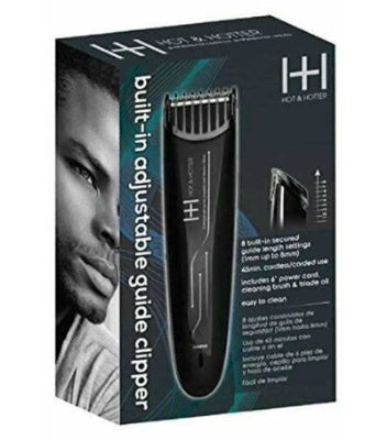 Annie H&H Build-In Adjustable Guide Rechargeable Clipper Black #5795