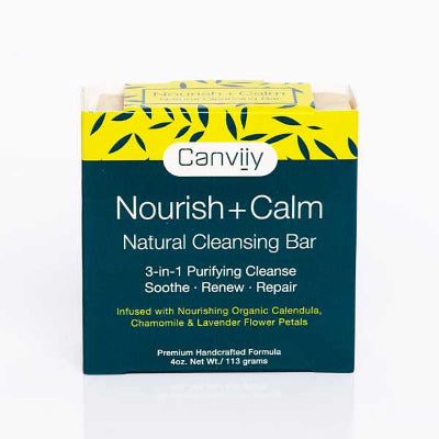 Canviiy - Nourish + Calm Natural Cleansing Bar 4oz