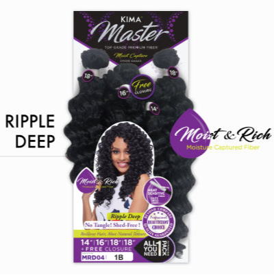 Harlem 125- Kima Master- Mrd04 (14", 16", 18" 18" + closure and bang)
