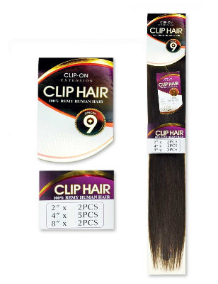 Jazz Wave 100% Human Hair Clip In 9 Piece 16"