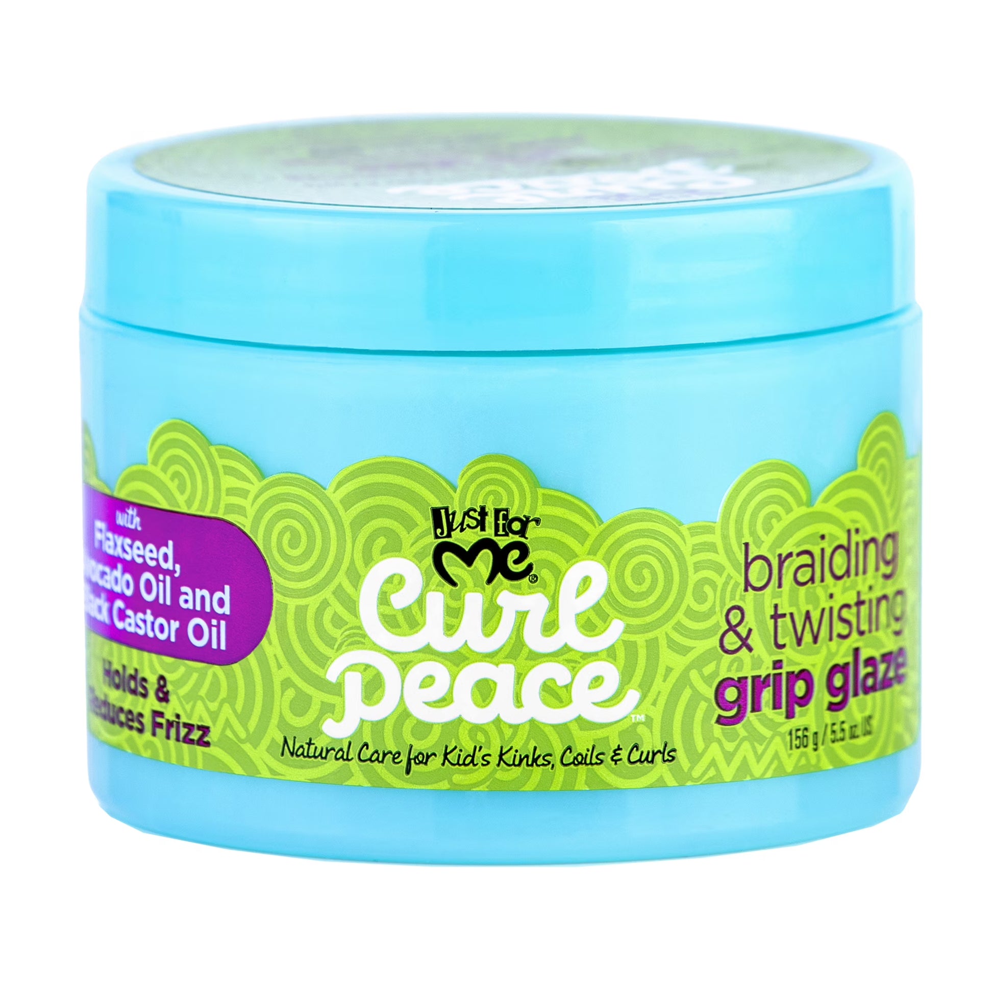 Just for Me Curl Peace Braiding &Twisting Grip Glaze is a glaze which holds hair in style while nourishing the scalp.
BENEFITS: Specifically designed with Kid's kinks, coils and curls in mind.
HAIR TYPES: Wavy, Curly & Coily Hair.
FREE FROM: Harmful components, including Parabens, Mineral oil, Sulfates, Petrolatum & animal testing; using natural ingredients to provide high quality, safe products.