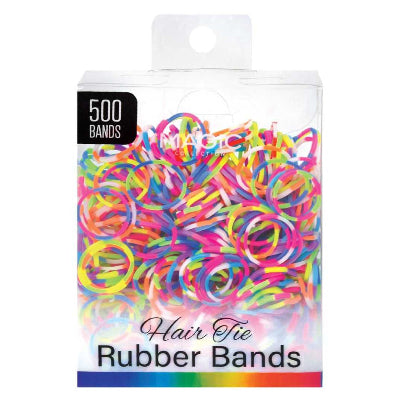 Magic Collection- Hair Tie Rubber Bands 500ct #rub001-t