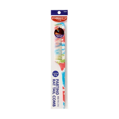 Red by Kiss-Red Tie Dye Parting Rat Tail Comb HM44