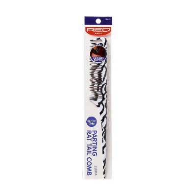 Red by Kiss- Zebra Parting Rat Tail Comb HM46
