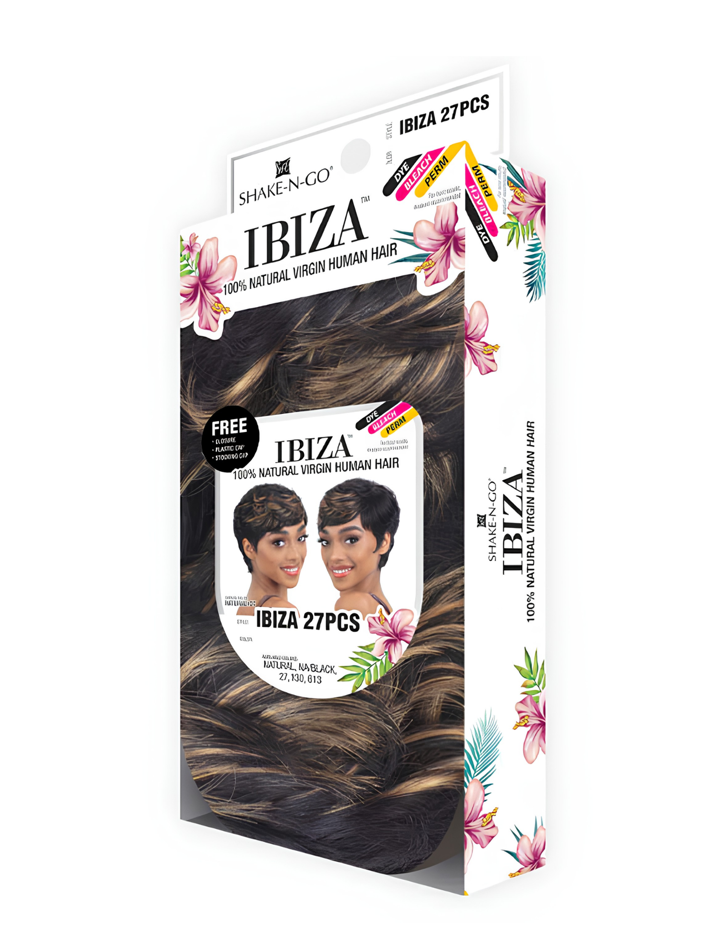 Shake N Go 100% Natural Virgin Human Hair Ibiza 27PCS