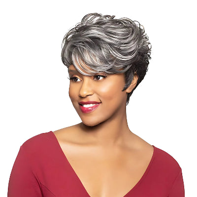 Alicia Intl Foxy Silver Gwendolyn Full Wig