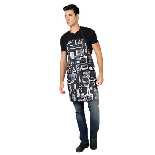 Vintage Barber Apron Style 172-BLK