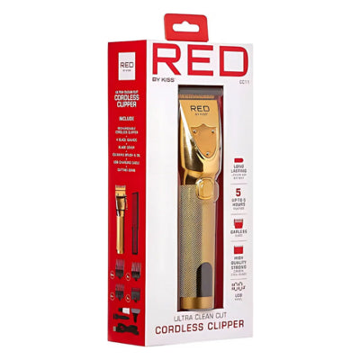 Red By Kiss Ultra Clean Cut Cordless Clipper #CC11