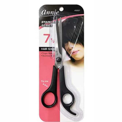 Annie- #5007 Hair Shears Black 7.5"