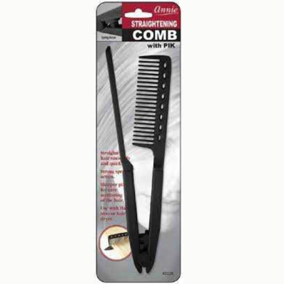 Annie- #2226 Straightening Comb w/ Pik Spring Action
