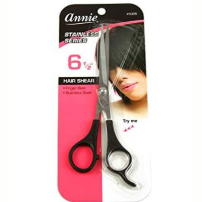 Annie Hair Shears 5.5" Black #5004