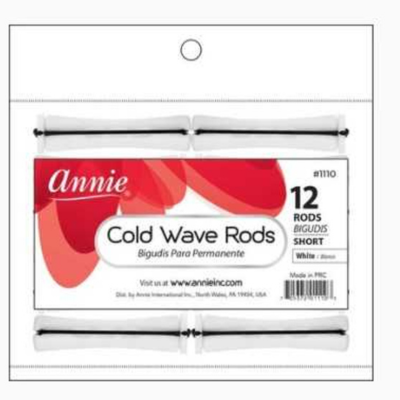 Annie- #1110 Cold Wave Rods 12ct Short White
