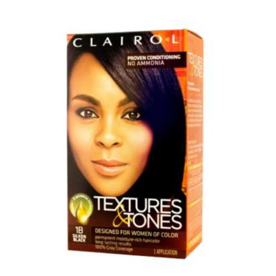 Clairol- Texture & Tone- 1B Silken Black