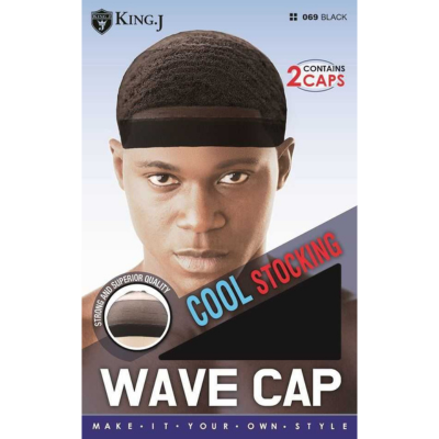 Cool Stocking Wave Cap Black #069