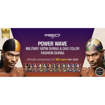 Power Wave- Duo Color Fashion Durag