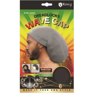 #083 Dreadlock Wave Cap- Assorted Color Chosen