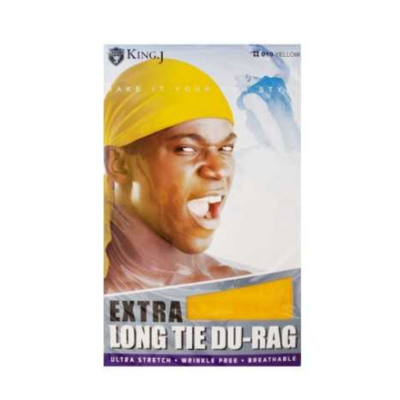 Extra Long Tie Du-Rag #010 Yellow