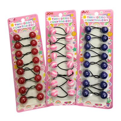 Joy Twin Bead Ponytailers Bobo's