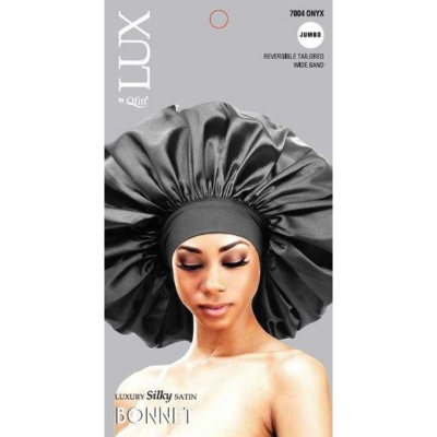 Lux Silky Satin Bonnet (Jumbo Onyx) #7054