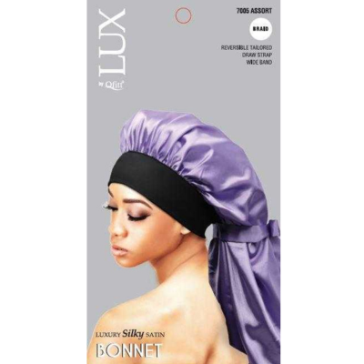 Lux Silky Satin Braid Bonnet (Assorted Color Chosen) #7005