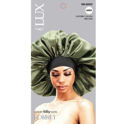 Lux Silky Satin Bonnet Jumbo (Assorted Color Chosen) #7003