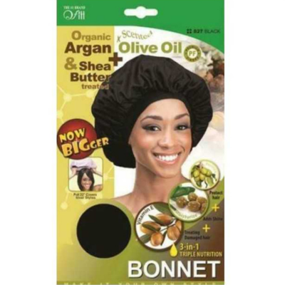#827 Organic 4n1 Bonnet-Black