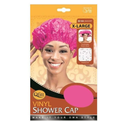 #183 Vinyl Shower Cap XL- Assorted Color Chosen