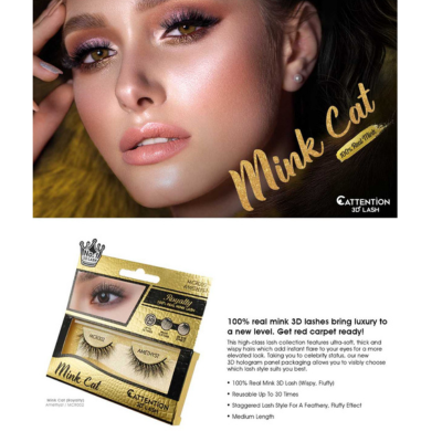 Mink Cat Eyelashes Royalty ( Ebin )