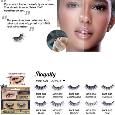 Mink Cat Eyelashes Royalty ( Ebin )