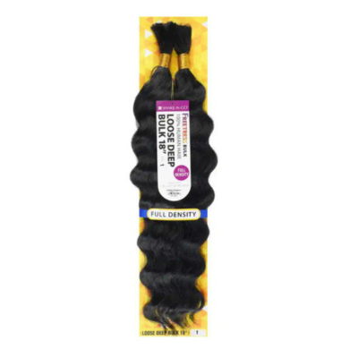 Freetress Bulk 100% Human Hair Loose Deep Bulk 18"