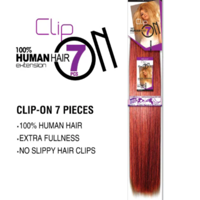 Hollywood Clip In 18" 7 piece 100% Human Hair