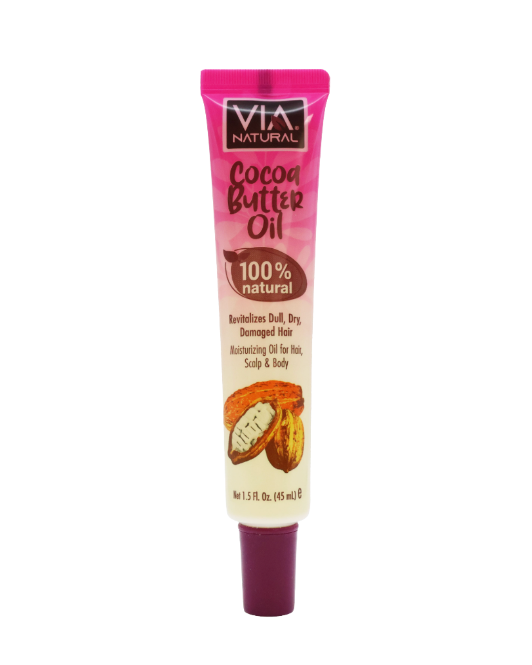 Via Natural Ultra Care Oils 1.5oz Tube